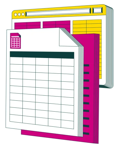 cue sheet specialist services illustration